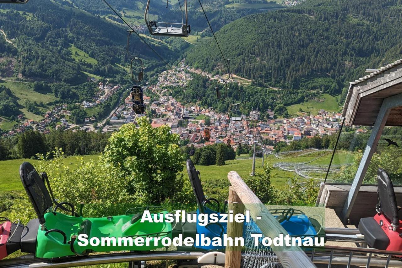 Wohlfuehl-Ferienwohnung 80 Qm, 8 Personen, Aussicht & Heimkino Todtnau Luaran gambar