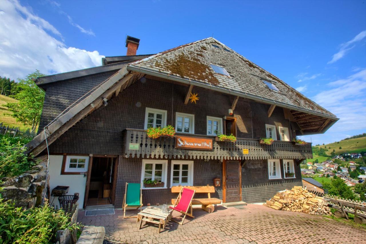 Wohlfuehl-Ferienwohnung 80 Qm, 8 Personen, Aussicht & Heimkino Todtnau Luaran gambar